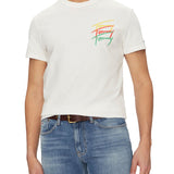 T-shirt TJM logo twisted signature ecrù