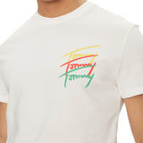 T-shirt TJM logo twisted signature ecrù