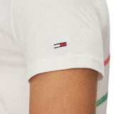 T-shirt TJM logo twisted signature ecrù