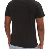 T-shirt TJM entry graphic logo nero