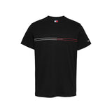 T-shirt TJM entry graphic logo nero