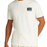 T-shirt TJM logo DNA graphic sul petto ecrù