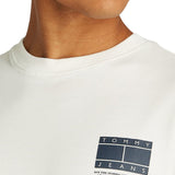 T-shirt TJM logo DNA graphic sul petto ecrù
