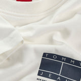 T-shirt TJM logo DNA graphic sul petto ecrù