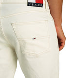 Jeans slim fit scanton in denim color bianco
