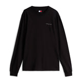 T-shirt a maniche lunghe logo liner chest nero