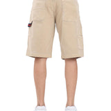 Shorts modello carpenter in cotone sabbia