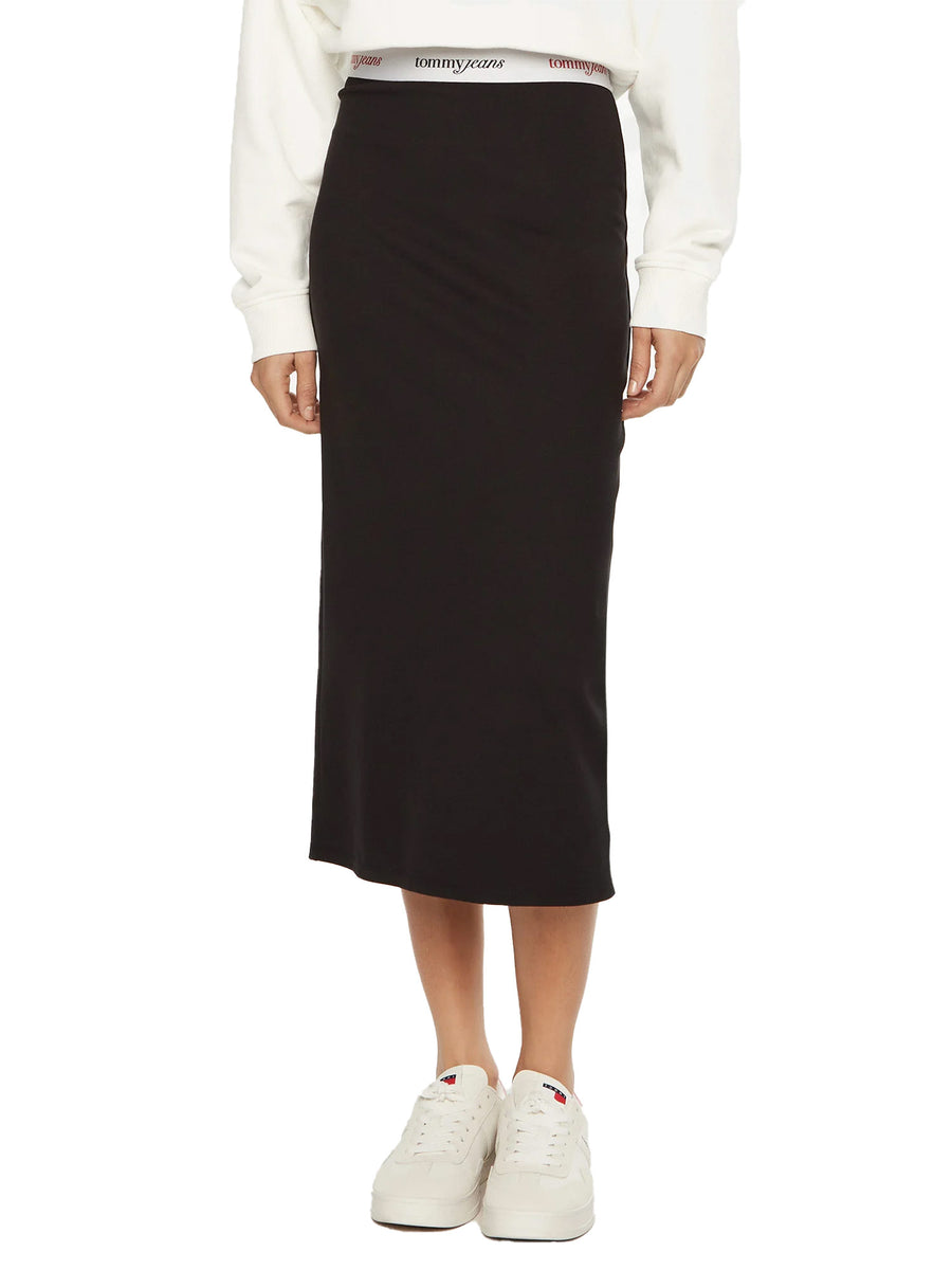 Gonna midi logo tape nero