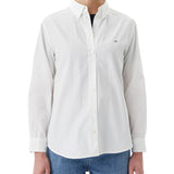 Camicia Tjw pinstripe in popeline ecrù