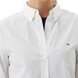 Camicia Tjw pinstripe in popeline ecrù