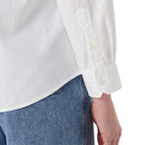 Camicia Tjw pinstripe in popeline ecrù