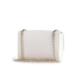 Borsa a tracolla flap Divina bianco