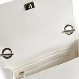 Borsa a tracolla flap Divina bianco