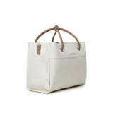 Borsa shopper Alexia bianco cuoio