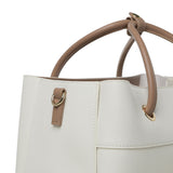 Borsa shopper Alexia bianco cuoio