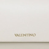 Borsa a spalla stile cartella Alexia bianco/cuoio
