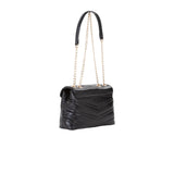 Borsa mini a spalla flap Privilege nero