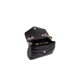 Borsa mini a spalla flap Privilege nero
