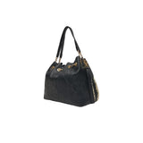 Borsa a secchiello Pansy logo allover nero