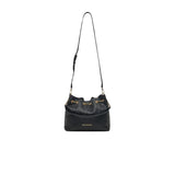 Borsa a secchiello Pansy logo allover nero