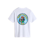 T-shirt stampa hasta la shaka bianco