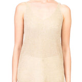 Top lurex beige