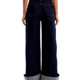 Jeans wide fit denim scuro