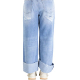 Jeans flare Kendall denim chiaro