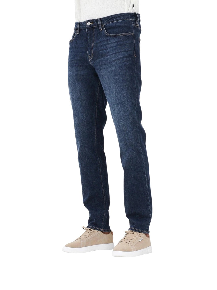 Jeans Skinny Stretch Armani Exchange Uomo Denim Blu Scuro