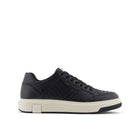 Sneakers Armani Exchange uomo logo allover nero