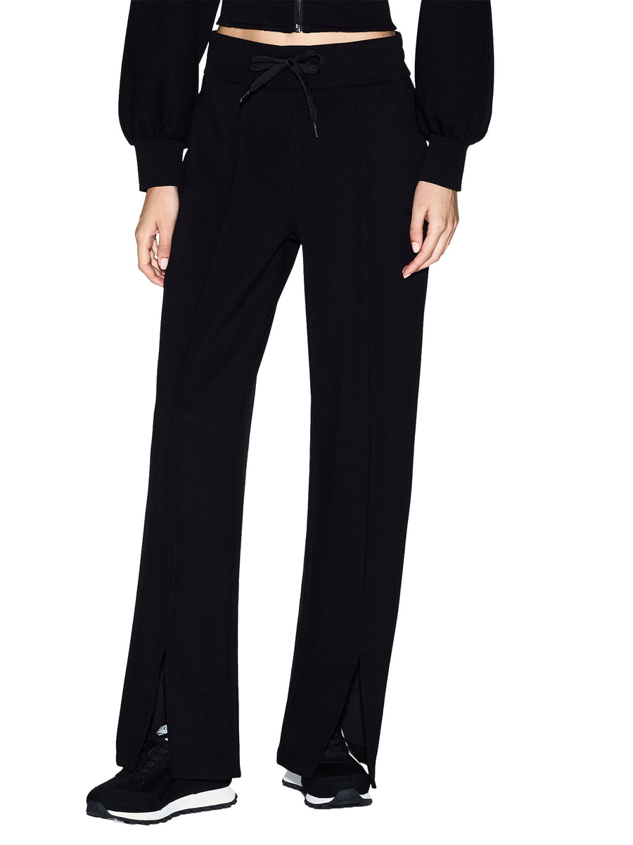 Pantaloni jogger in felpa Armani Exchange donna nero