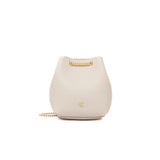 Borsa a secchiello Calvin Klein con tracolla a catena beige