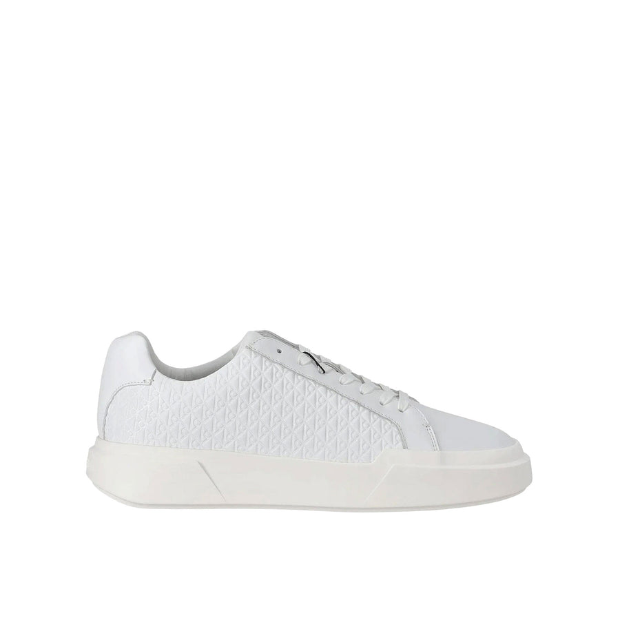 Sneakers Calvin Klein uomo chunky cupsole laceup bianco multi
