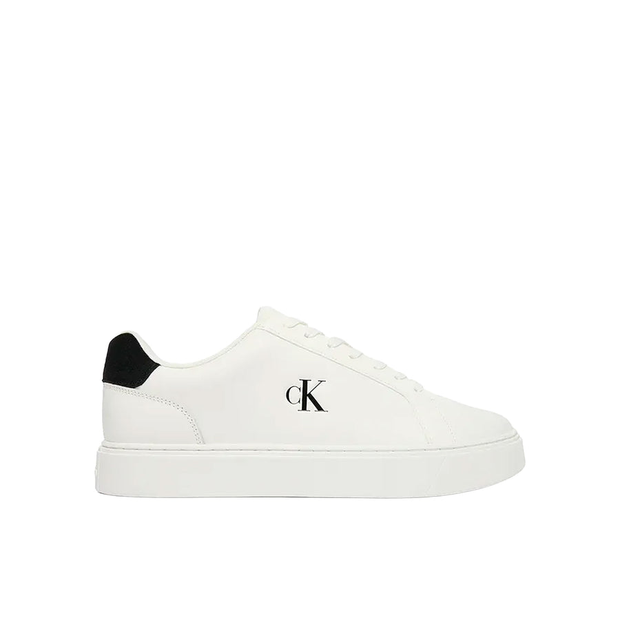 Sneakers Calvin Klein uomo classic cupsole laceup bianco/nero