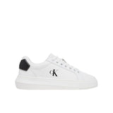 Sneakers chunky cupsole patch bianco/nero