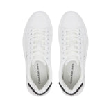 Sneakers chunky cupsole patch bianco/nero