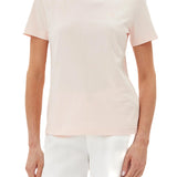T-shirt Calvin Klein archive con logo ricamato rosa