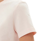 T-shirt Calvin Klein archive con logo ricamato rosa