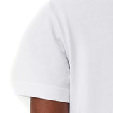 T-shirt Calvin Klein archive con logo ricamato bianco