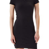 Abito Calvin Klein in cotone strech nero