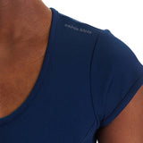 Abito Calvin Klein svasato punto milano blu