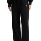 Pantalone in felpa Calvin Klein con logo badge nero