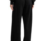 Pantalone in felpa Calvin Klein con logo badge nero