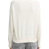 Girocollo in cotone logo graphic tofu