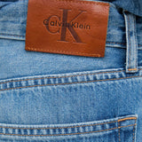 Jeans Calvin Klein wide leg a bassa vita in denim medio