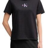 T-shirt Calvin Klein 20S classic  logo nero