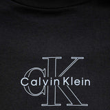 T-shirt Calvin Klein classic fit con logo grafico nero