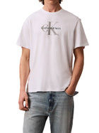 T-shirt Calvin Klein con logo frontale bianco