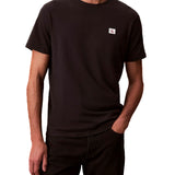 T-shirt Calvin Klein con mini patch logo nero