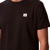 T-shirt Calvin Klein con mini patch logo nero